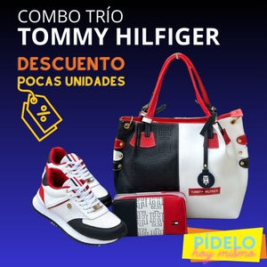 🌟🔥TRIO TIPO TOMMY HILFIGER 👟👜👛