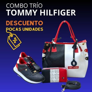 🌟🔥TRIO TIPO TOMMY HILFIGER 👟👜👛