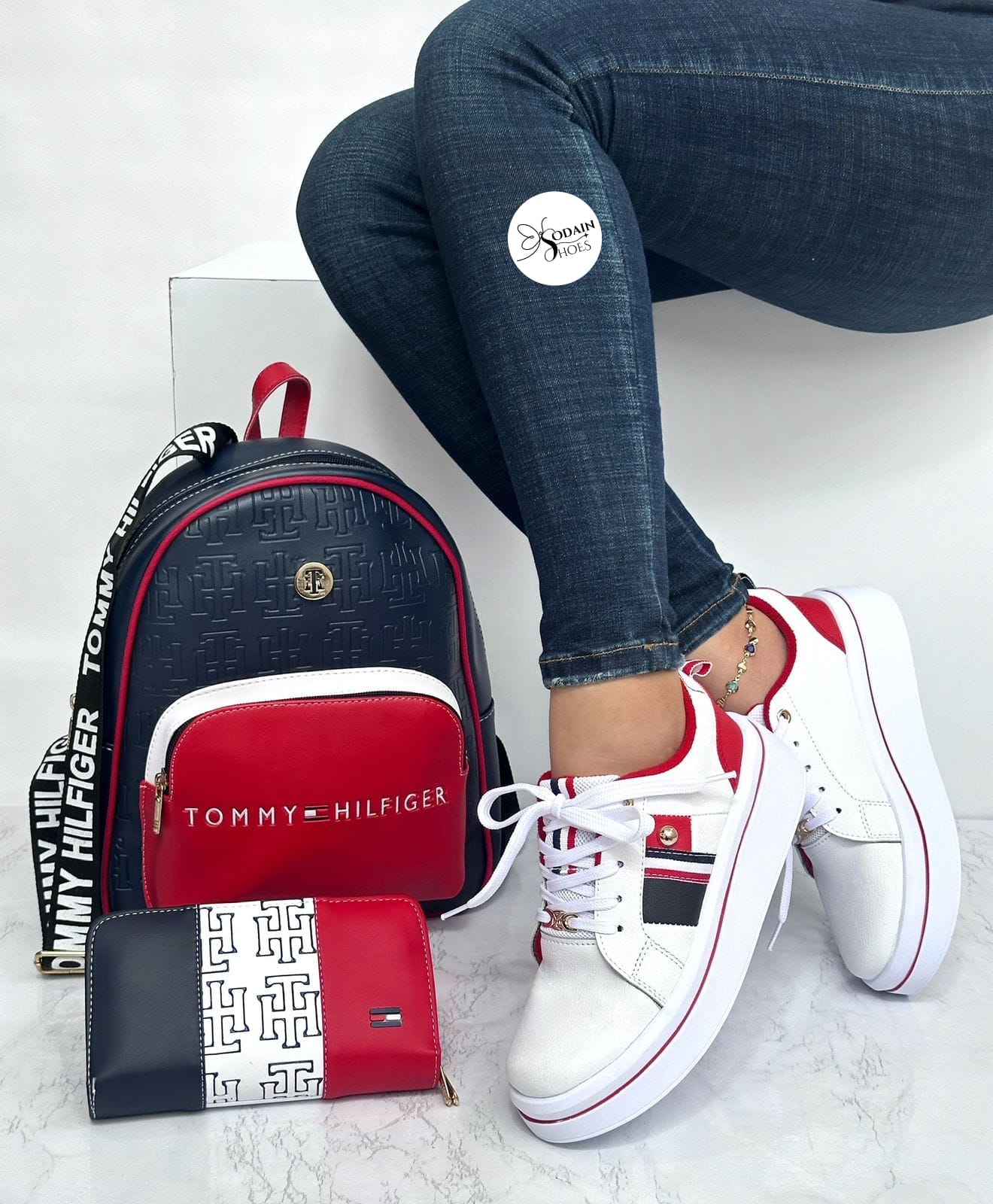 TRIO TENIS+MORRAL+BILLETERA